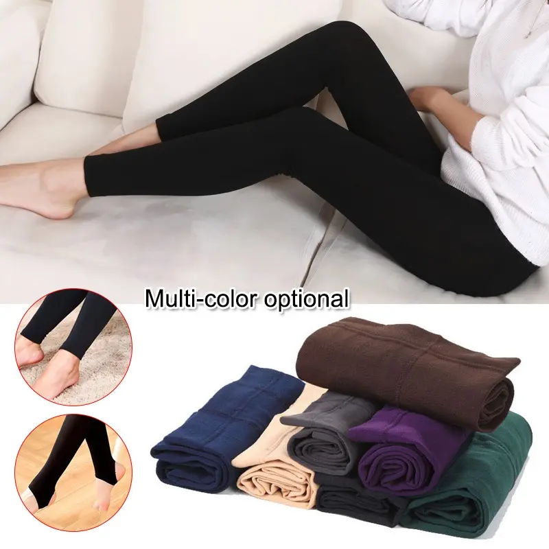 Warm Women's Winter Leggings Velvet Thermal Pants Tight Leggings Skinny Thick Warm Leggings