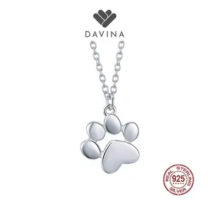 DAVINA Ladies Allison Necklace Sterling Silver 925 - Kalung Wanita Perak S925 Love Kaki