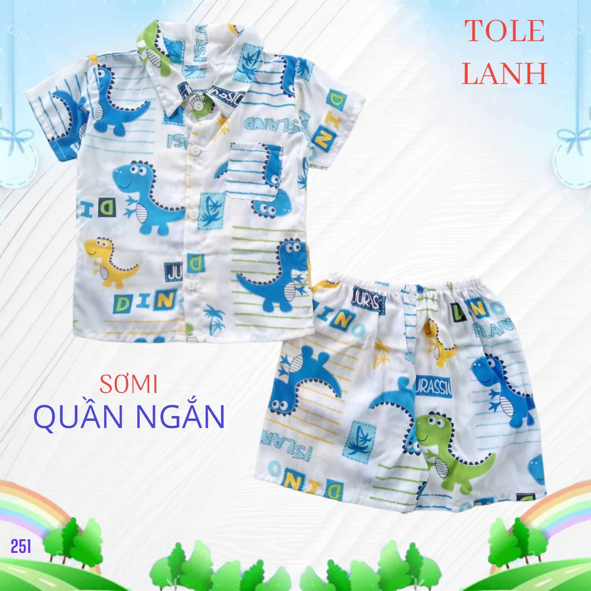 Bé trai áo sơmi QNTN lô 251 từ 1-XL