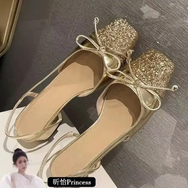 Giày Cao gót Mary Jane, Dành Cho Nữ, Gót Thô, Chất Liệu Cao Su, Kiểu Lười