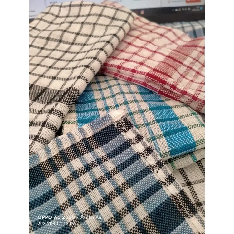 Lap piring bahan katun perpicis (RANDOM) 1pcs