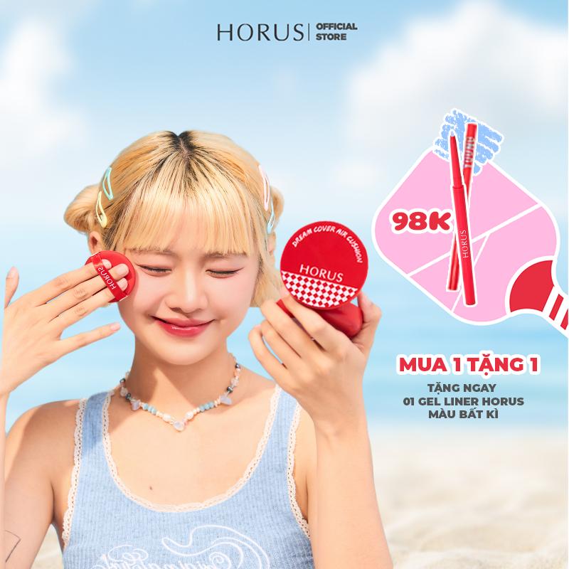 ( Quà tặng 1 Kẻ mắt 4everyoung Colorful Gel Eyeliner 0.1g ) Phấn nước Horus Dream Cover Air Cushion 12.5g