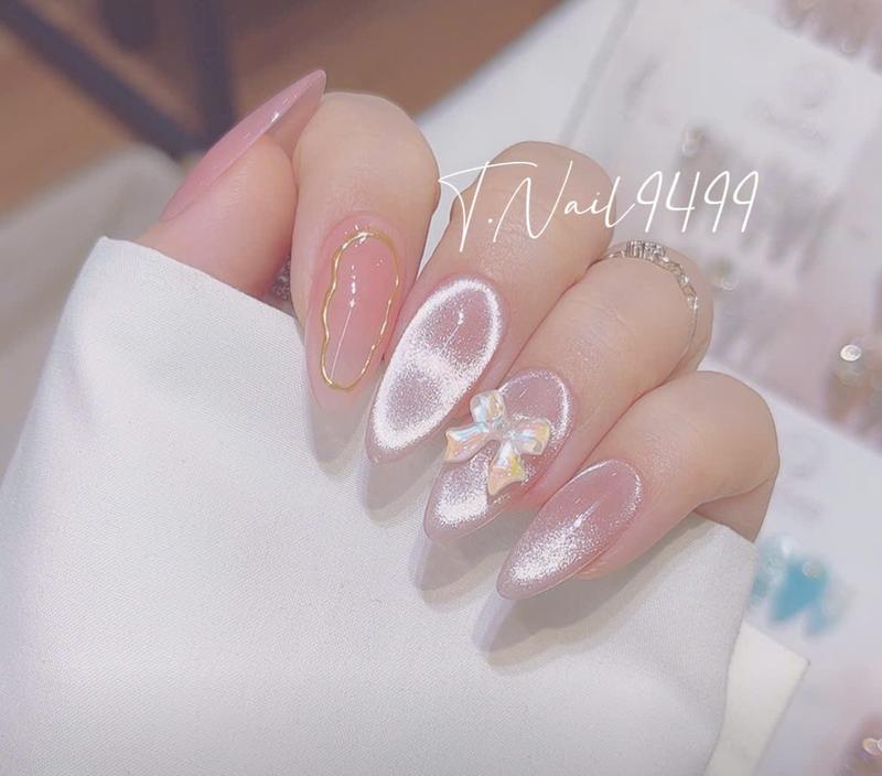 T05 BỘ 10 NAILBOX MẮT MÈO THẠCH HỒNG PHỐI TRÁNG GƯƠNG Không chứa cồn Không mùi Độ bóng cao Bền Chống nước Nữ Sơn Gel