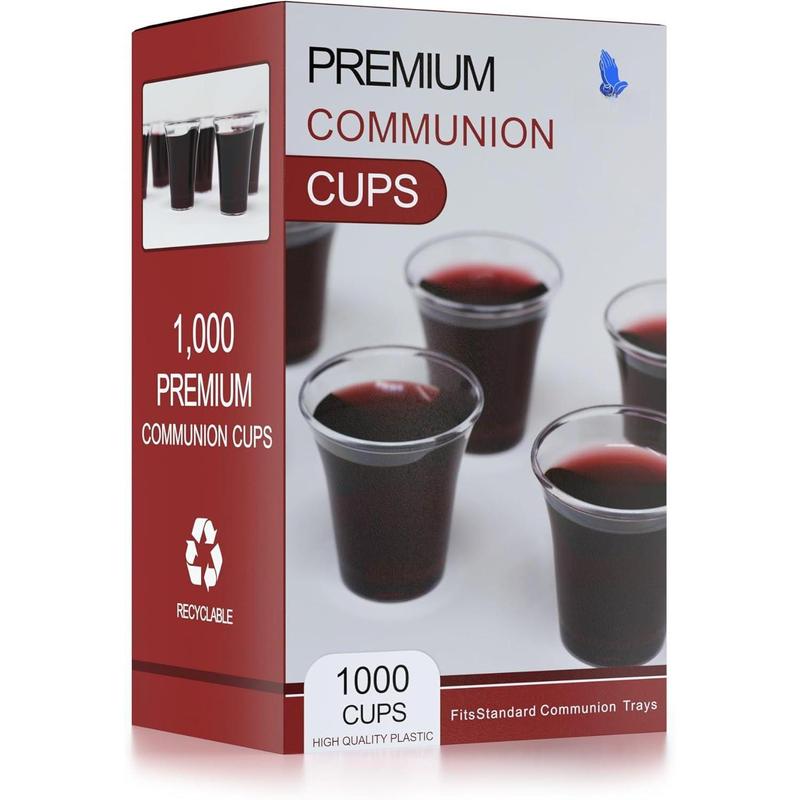 Bulk 1000 Plastic Disposable Communion Cups Holy Santa Cena Sacrament ...