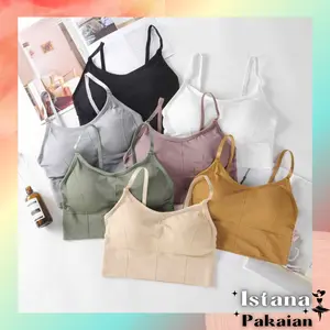 Istana - 1038 Crop Bra Wanita Model One-Piece Bra Bralette Push Up dengan Bahan Tipis dan Bergaya Korea Istana - 1038 Crop Bra Wanita Model One-Piece Bra Bralette Push Up dengan Bahan Tipis dan Bergaya Korea