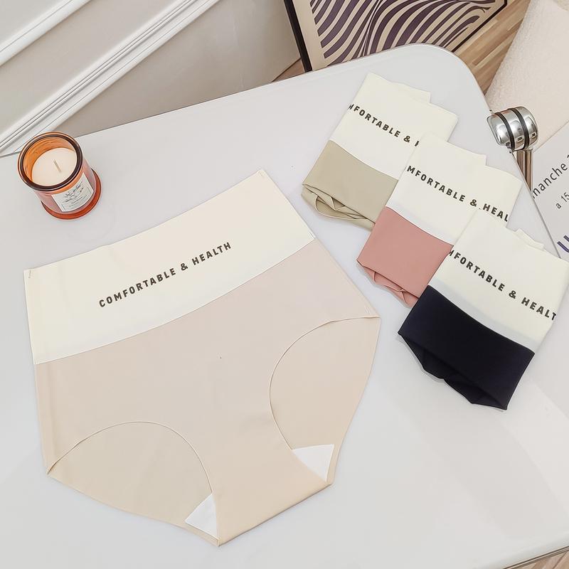 [SET 10 Quần] Quần lót Nữ đúc su tàng hình CẠP CAO chữ comfortable & Health (QLS08) Women Nhung