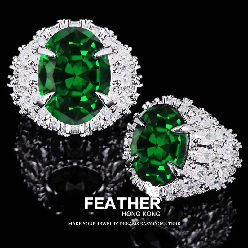 FEATHER HONGKONG - ( FREESIZE ) - KUALITAS TINGGI CUSTOM SENDIRI - CINCIN WANITA Rings 2