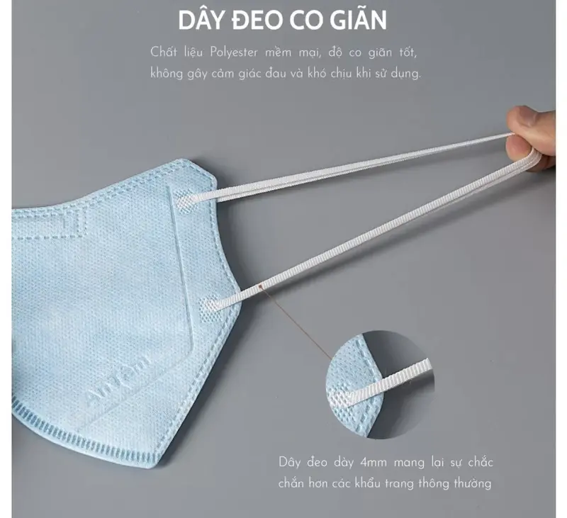 2 Thùng (200cái) Khẩu trang An Tâm 4 lớp 6D - hàng 4 lớp cho mặt to 6