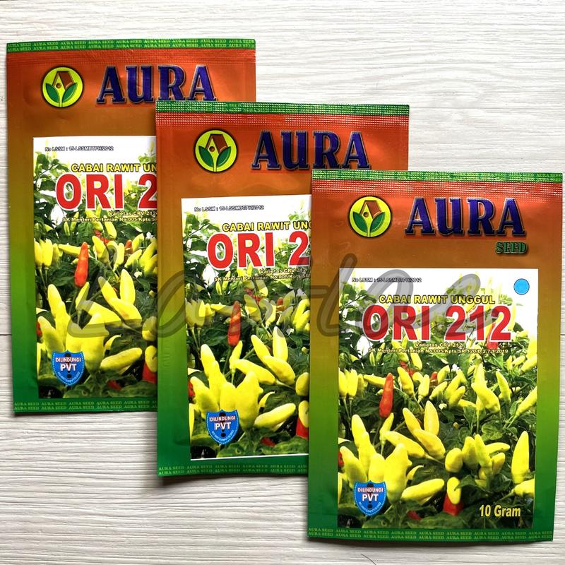 Product Introduction of Benih Cabe Rawit Unggul ORI 212 Isi 10 gram Aura Seed 1