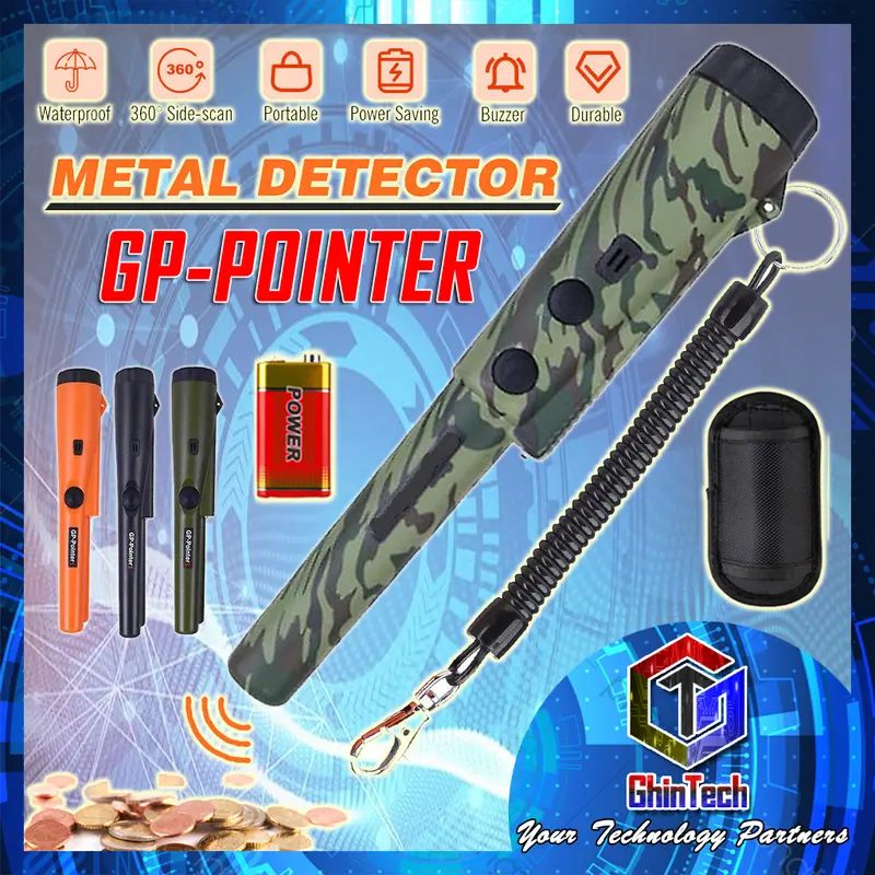 GP Pointer Metal Detektor / Alat Deteksi Logam Metal Emas Perak 0