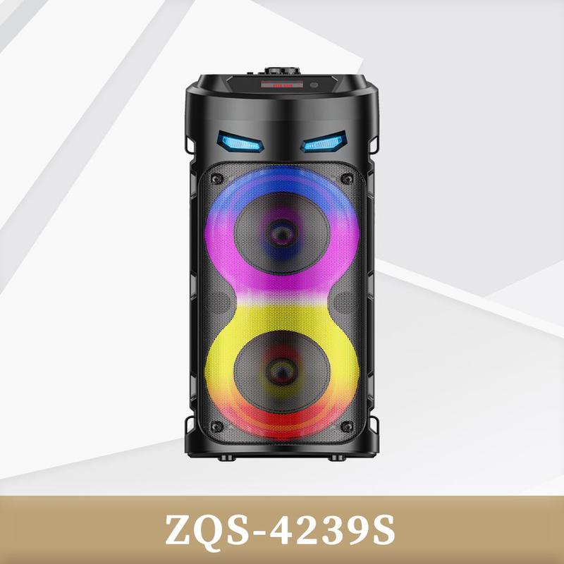 [CÓ KÈM MICRO] Loa bluetooth - ZQS-4239S, loa karaoke kết hợp nghe nhạc công suất lớn, âm thanh nghe cực kì ấm và bắt tai, thiết kế cực kì lạ mắt