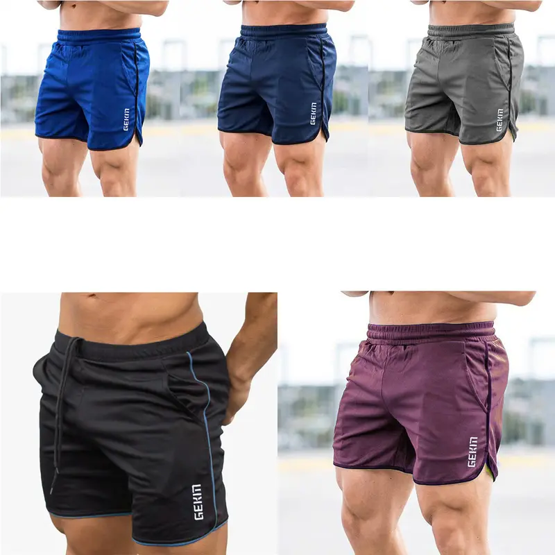 QUẦN ĐÙI THỂ THAO, CHẤT MÈ THÁI THOÁNG MÁT CO GIÃN 4 CHIỀU, SIZE 45 - 100 kg. MẪU VIỀN GEKIN 6