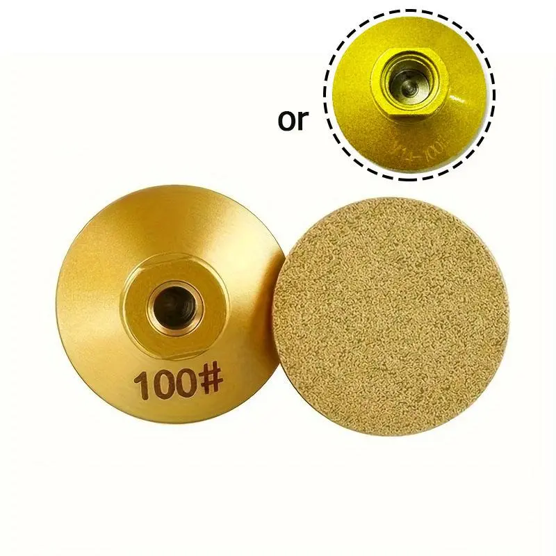 M14 Thread Brazing Surface Grinding Head, Rough Grinding & Leveling Grinding Head, Power Tool Accessories for Marble, Quartz, Granite & Other Stone Countertops