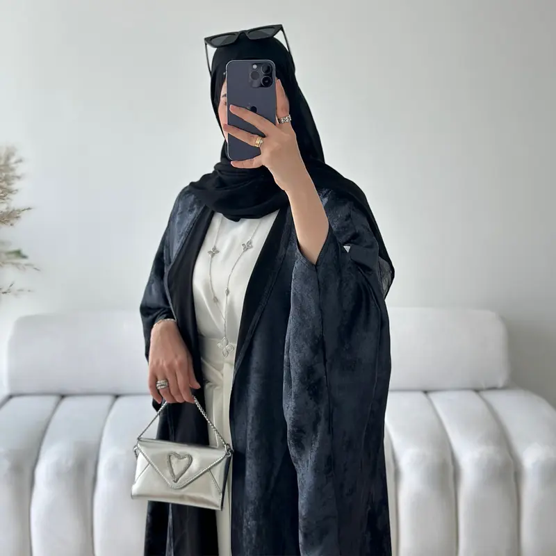 Women's Stylish And Elegant With Muslim Arab Loose Abaya, Suitable For Parties And Daily Wear 8