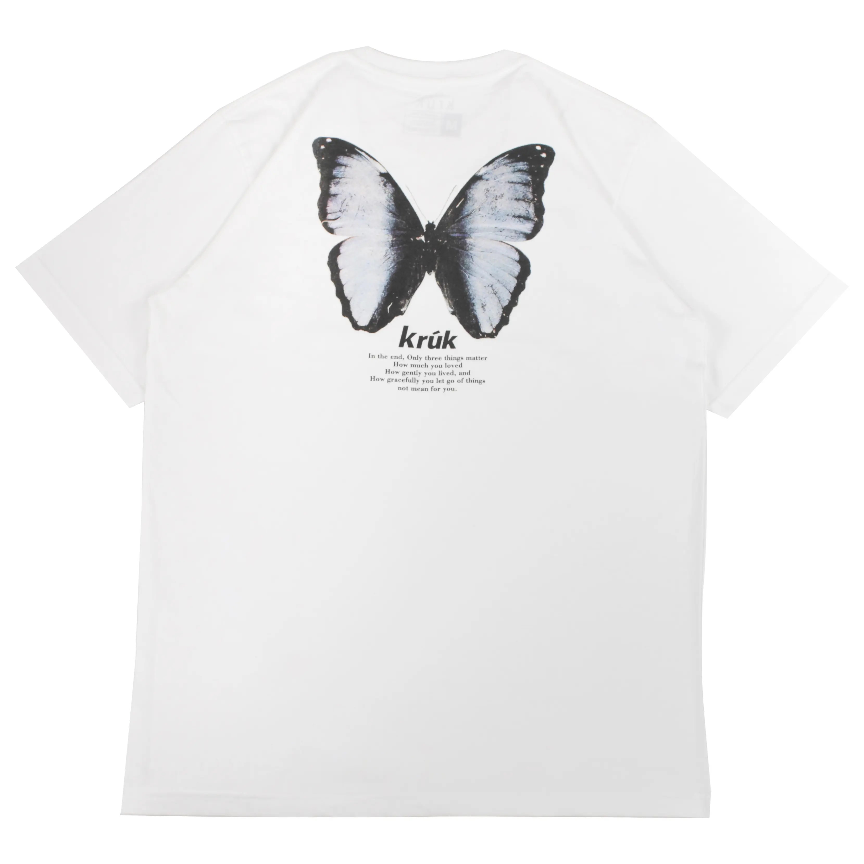 Kruk T shirt Kaos Baju Putih Short Life
