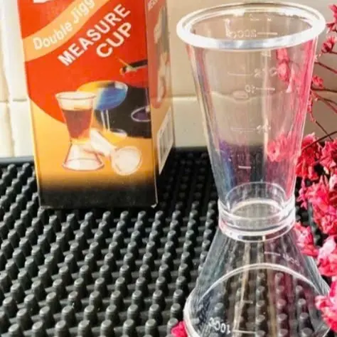 Ly đong định lượng Jigger nhựa cao cấp 2 đầu có chia vạch loại 10/20ml và 20/40ml 6