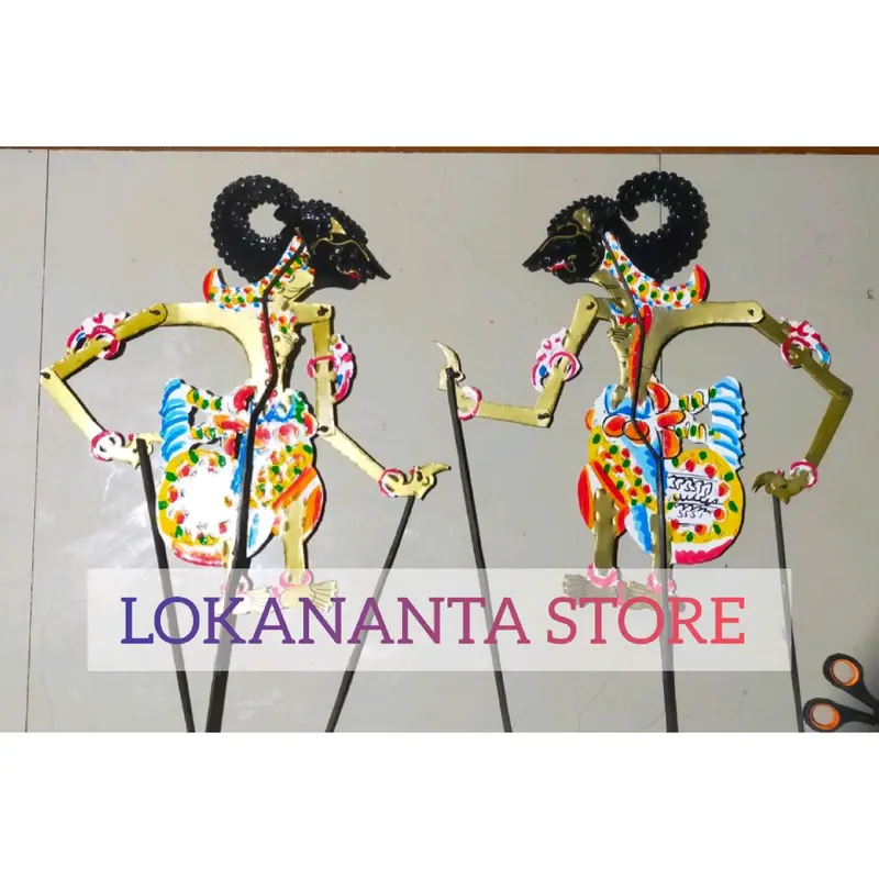 PANDAWA LIMA WAYANG KULIT BAHAN DUPLEK ISI LIMA WAYANG 7