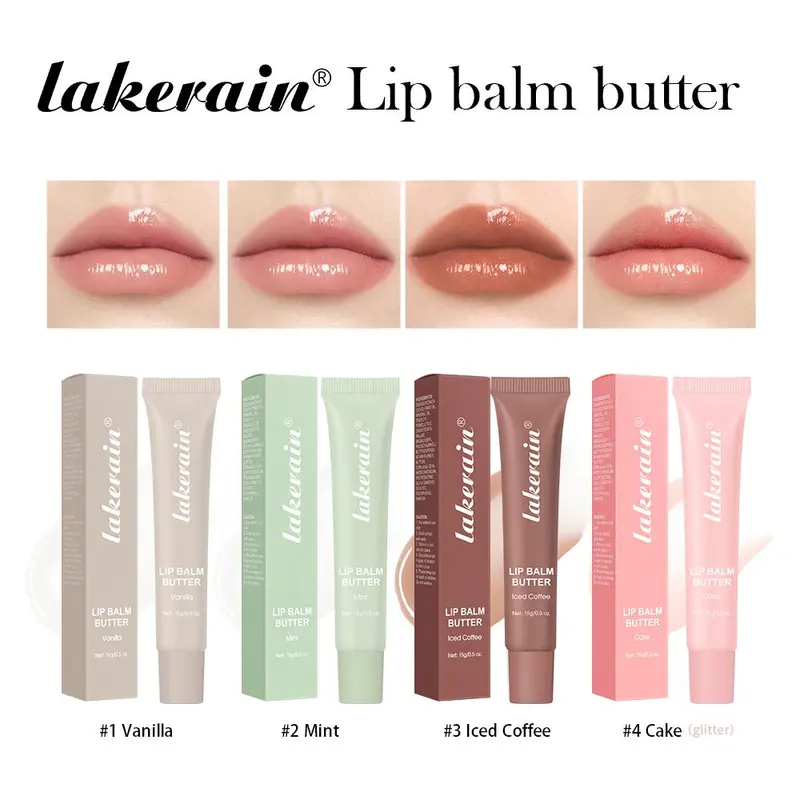 Lip Butter Balm, Moisturizing Lip Balm Set, Sheer Lip Tint, Hydrating Lip Stain, Lip Care Smooth Products for Women & Girls, Plumping Lipstick, Lip Moisturizer, Hydrate, Nourishing Glossy Lip Balm 5