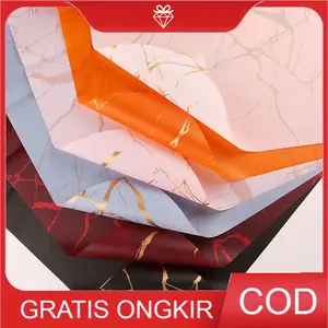 1 LEMBAR Wrapping Marble - Cellophane Buket Bunga W015 Hampers
