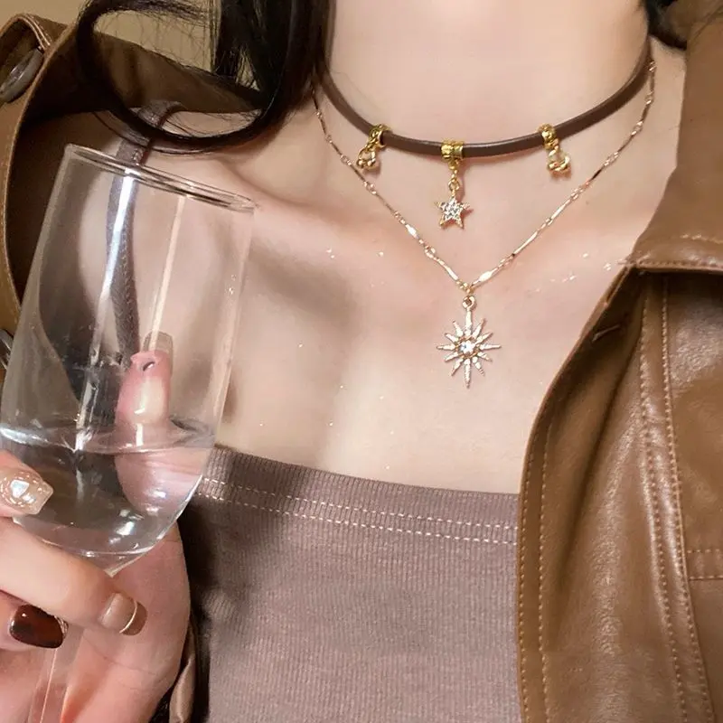 Vòng Cổ Đôi, Phong Cách Maillard, Cổ Điển Mỹ, Dành Cho Nữ, Thời Trang, Ngọt Ngào, Ngầu, Nóng Bỏng, Phong Cách Cô Gái, Dây Chuyền Áo Len Choker, Hàng Mới Về Năm 2025, Được 584 Người Vinh Danh