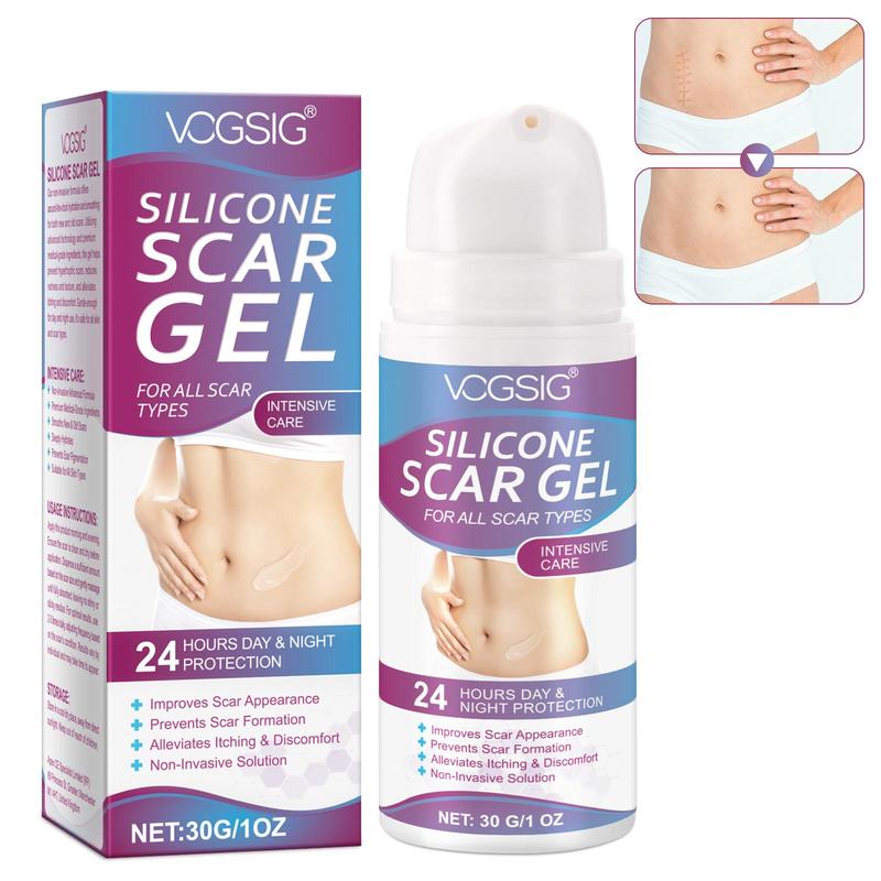 Silicone Scar Gel, Scar Gel for All Skin Types, Gentle and Non-irritating Scar Cream, Body Care Product for Women & Men 2