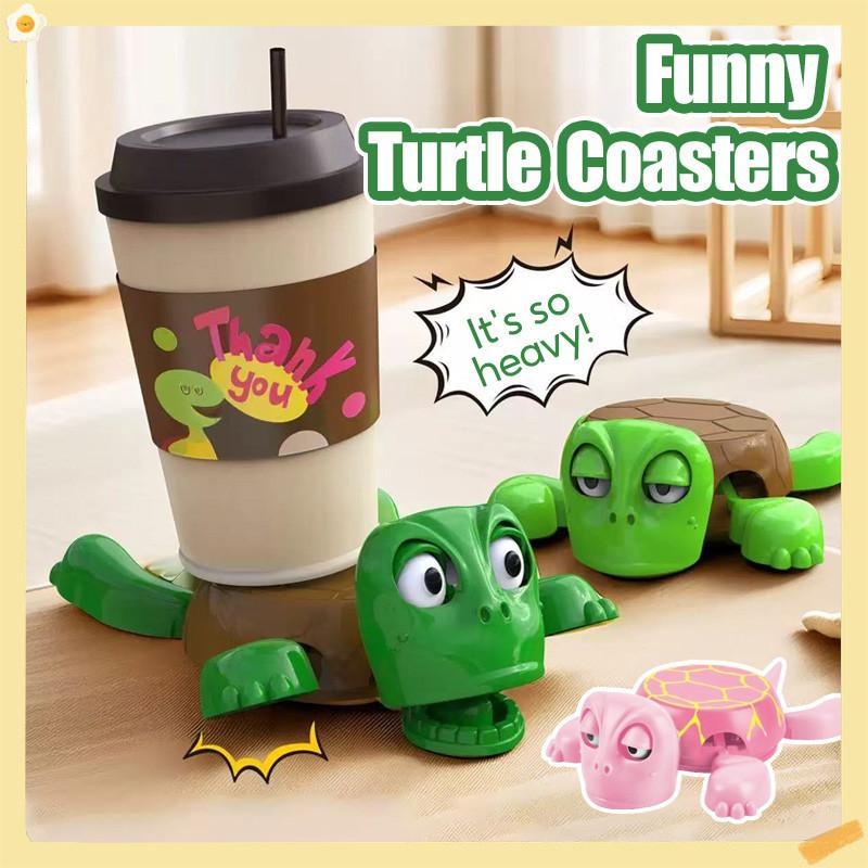 Funny Turtle Coasters 3D Printed Turtle Model Toy Desktop Decoration ...
