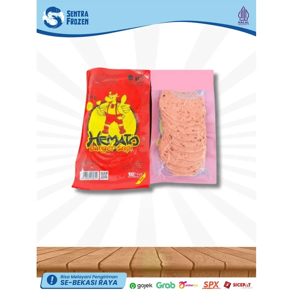 HEMATO BEEF BURGER 11S 250GR