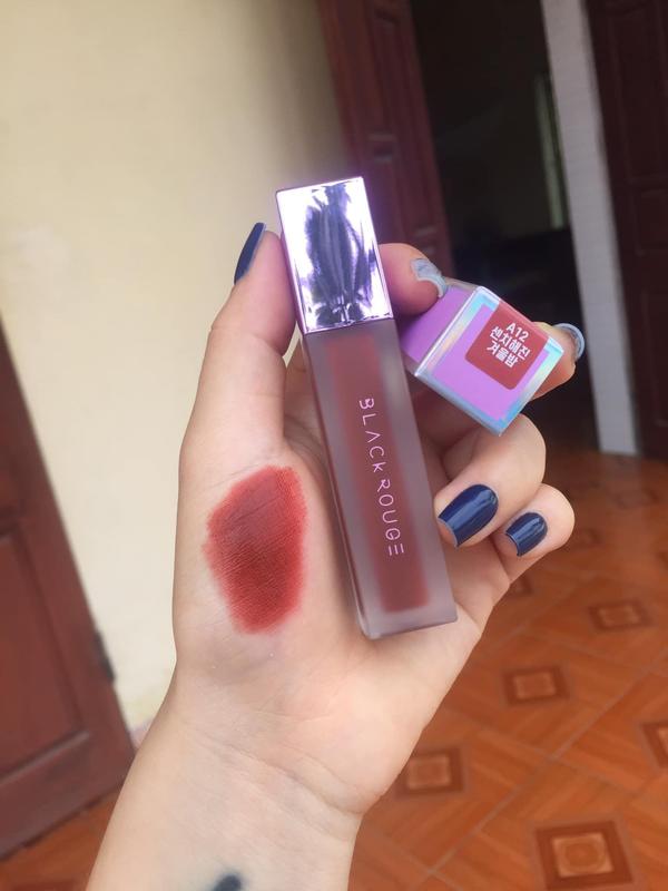 Son Black Rouge A12 màu đỏ nâu