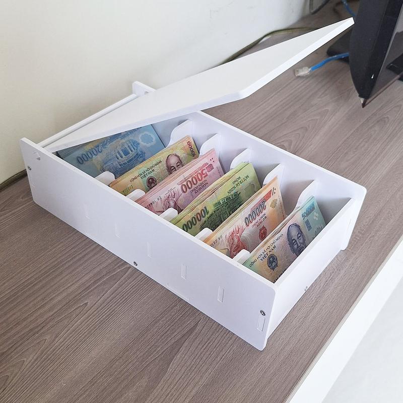 Hộp Đựng Tiền Thu Ngân Khay Chia Tiền Nhiều Ngăn NA66 Chất Liệu Bền Đẹp Phù Hợp Đựng Mọi Loại Tiền Mặt