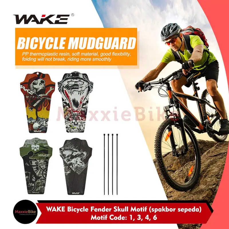 WAKE Spakbor Fender Sepeda Bike Mudguard MTB Road Lightweight Outdoor 1