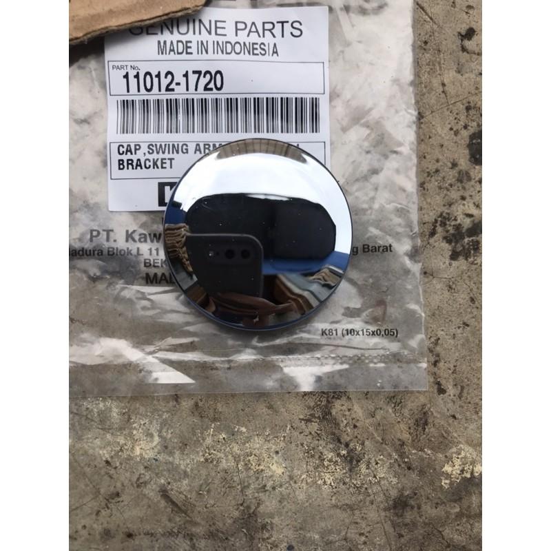Tutup Besar Rangka Sasis Cap Swing Arm Ninja 150 R RR SS Chrome Original Kawasaki 0