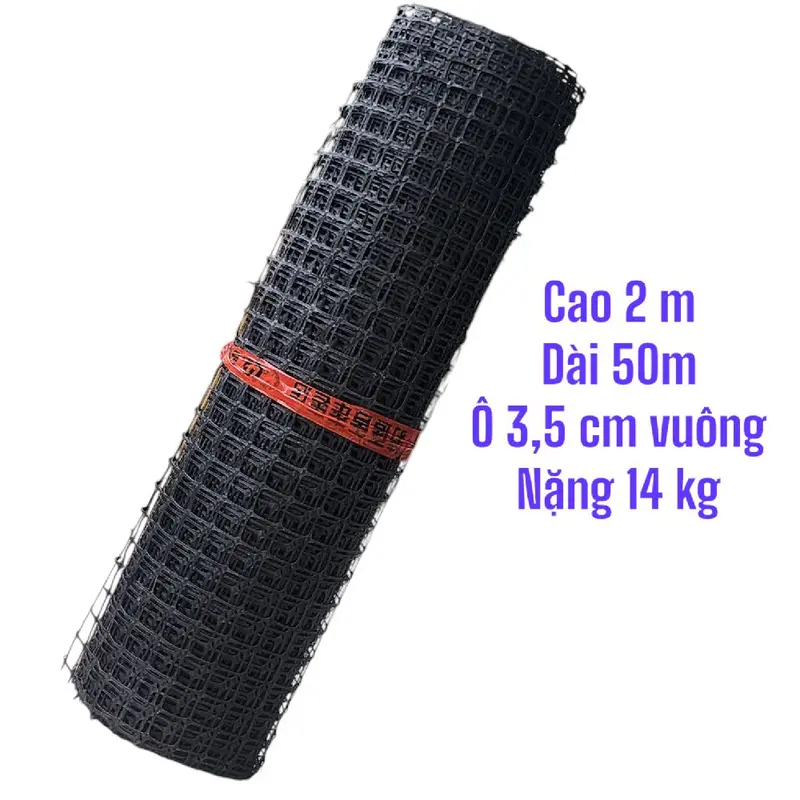 Lưới rào nhựa dẻo, loại 2. Quây ao, rào vườn, làm chuồng trại bảo vệ vật nuôi... 5