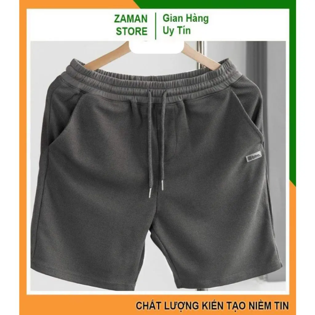 Quần short nam xốp cộc mặc nhà co dãn 4 chiều thấm hút mồ hôi, Quần đùi nam thể thao xốp cộc thái mềm mát - ZAMAN Menswear Nhung