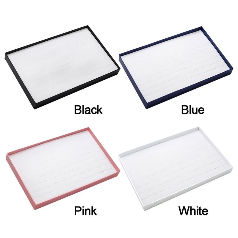 Product Introduction of Display Cabinet Paper Ring Display Rack Earrings Transparent Cover Ring Showcase Bracelet 100 Hole Storage Case 14