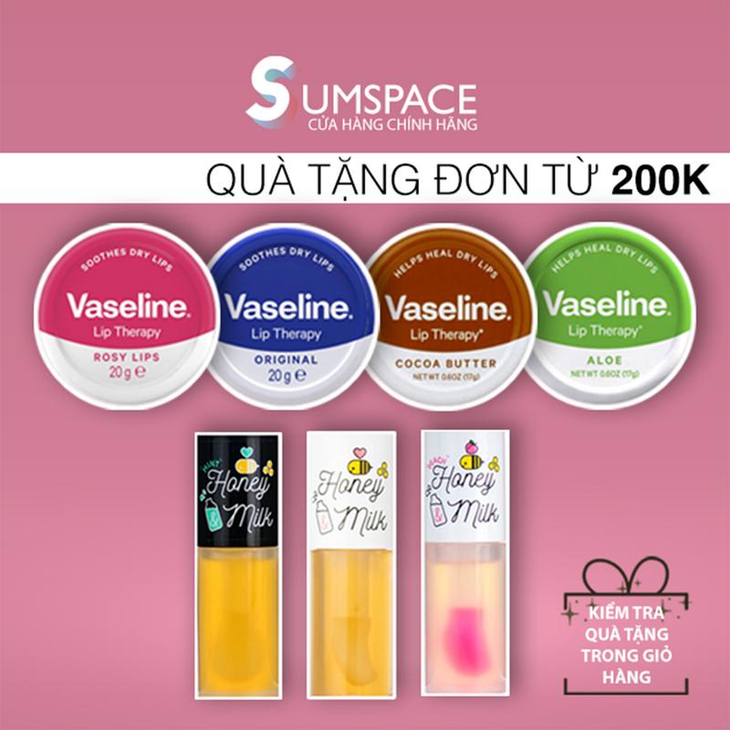 SUM SPACE QUÀ TẶNG ĐƠN TỪ 200K KHÔNG KÈM CỌ MÔI Son Dưỡng Môi Vaseline Lip Therapy & A'Pieu Honey & Milk Lip Oil Hỗ Trợ Dưỡng Ẩm Cho Môi Mùa Đông
