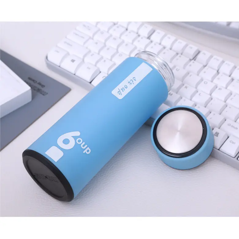 Botol Minum Kaca Six Oup I Beling Cover Plastik 6oup Logo | Tumbler Unik Motif Six Oup 450 ML 5