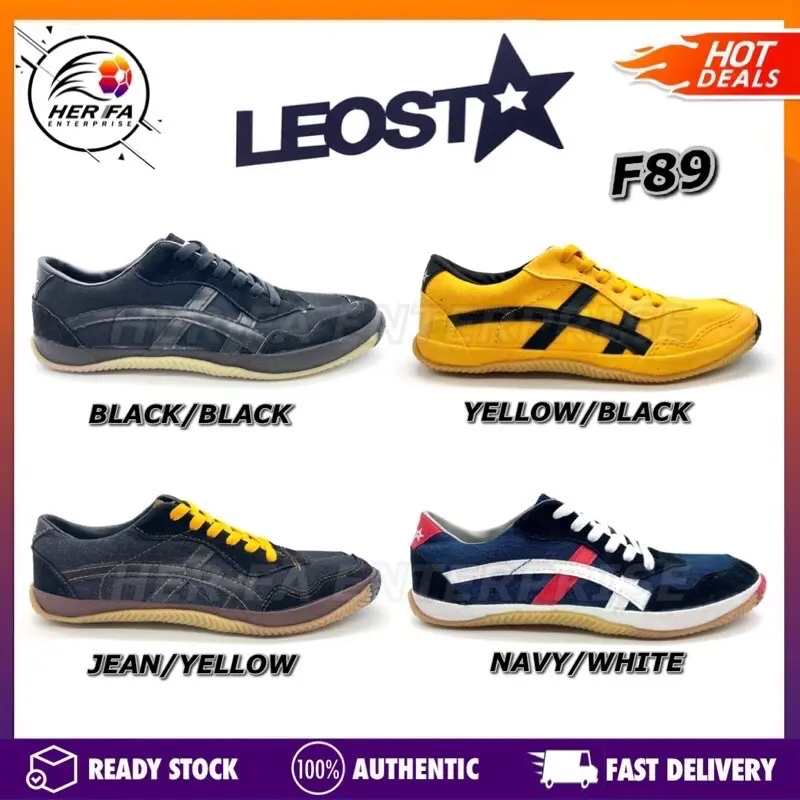 LEO F89 Futsal Indoor Shoes 100%ORIGINAL Made In Thailand Kasut Futsal Leost Star Sports