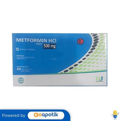Gambar METFORMIN HCL HEXPHARM 500 MG BOX 200 TABLET dari Apotek Apollo Surabaya by GoA Kota Surabaya Tokopedia