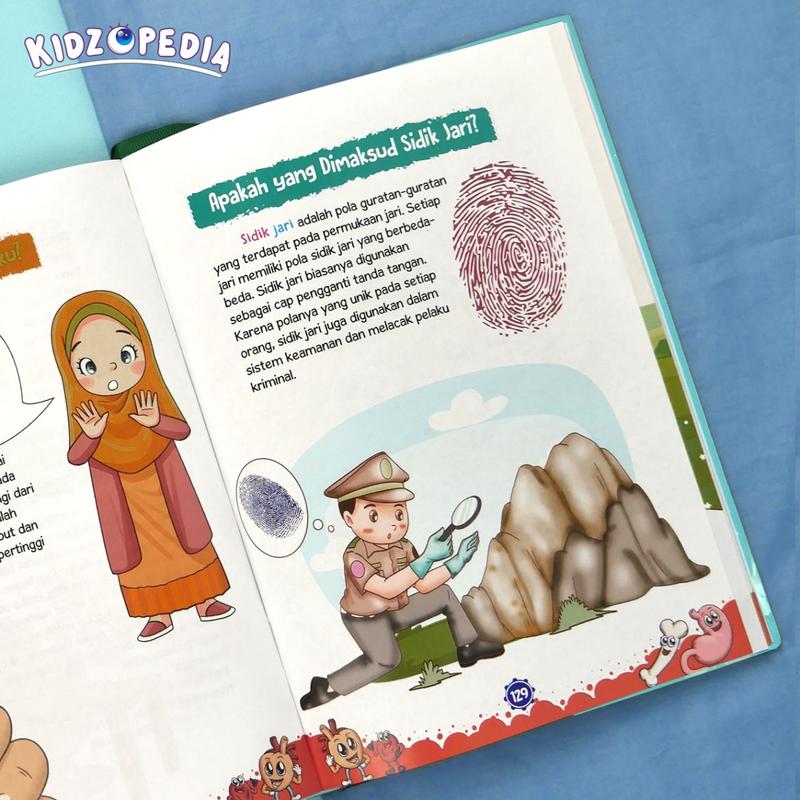 Buku Sains Anak - Kidzopedia Keajaiban Tubuh Manusia - Hard Cover Books Psychology 3
