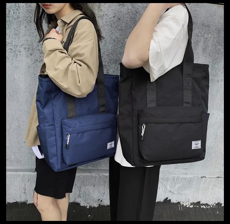 Product Introduction of Japan Fashion Tote & Shoulder Bag Nylon Waterproof Big Capacity Men Shoulder Bag Tote Bag Briefcase for Men Birthday Gift 9