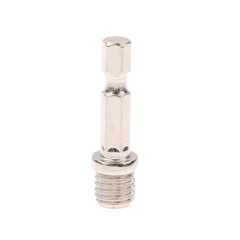 1PC 1/4 Hexagon Connecting Rod Adapter Drill Chuck M10 Polishing Disc Connection 2