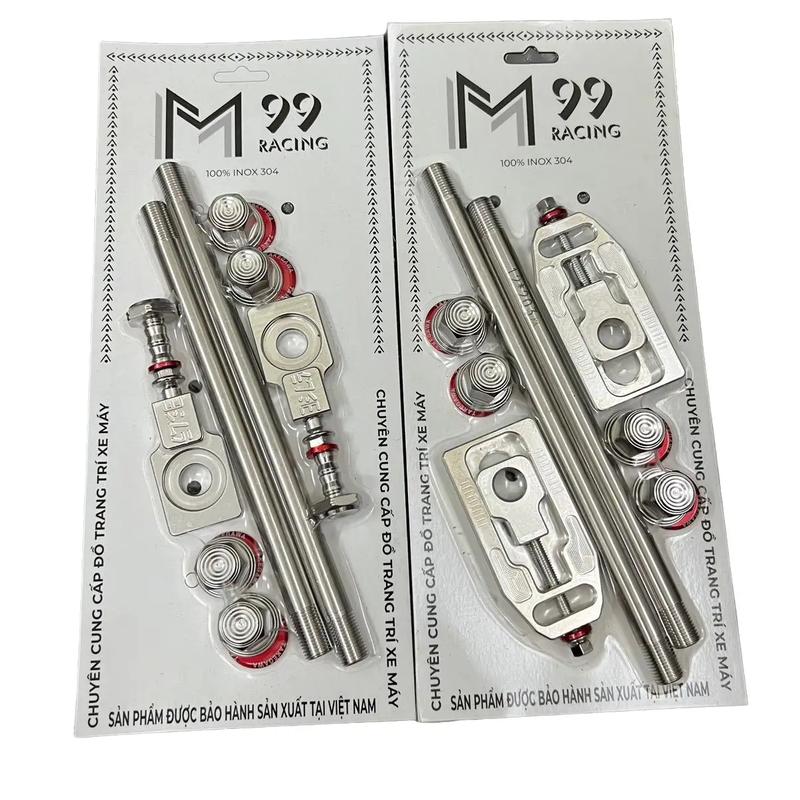 Combo cốt bánh trước sau và pas tăng sên gắn cho dòng xe Wave nhỏ Dream Fuled Inox Phụ Tùng