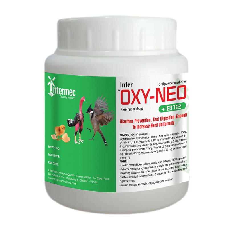 OXY-NEO +B12 | Hũ 100g | Thuốc úm gà, vịt, cút con từ 1 ngày tuổi cho đến ngày thứ 30. 0