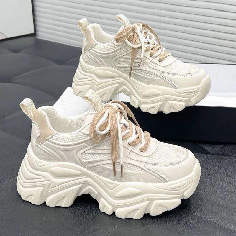 Giày Nữ, Độc Đáo, Dad Shoes, Bộ Sưu Tập Mùa Lò Xo 2024, Đế Tăng Chiều Cao, Dễ Phối Đồ, Thời Trang, Giày Thể Thao Thường Ngày Giày Thể Thao Sneaker 0