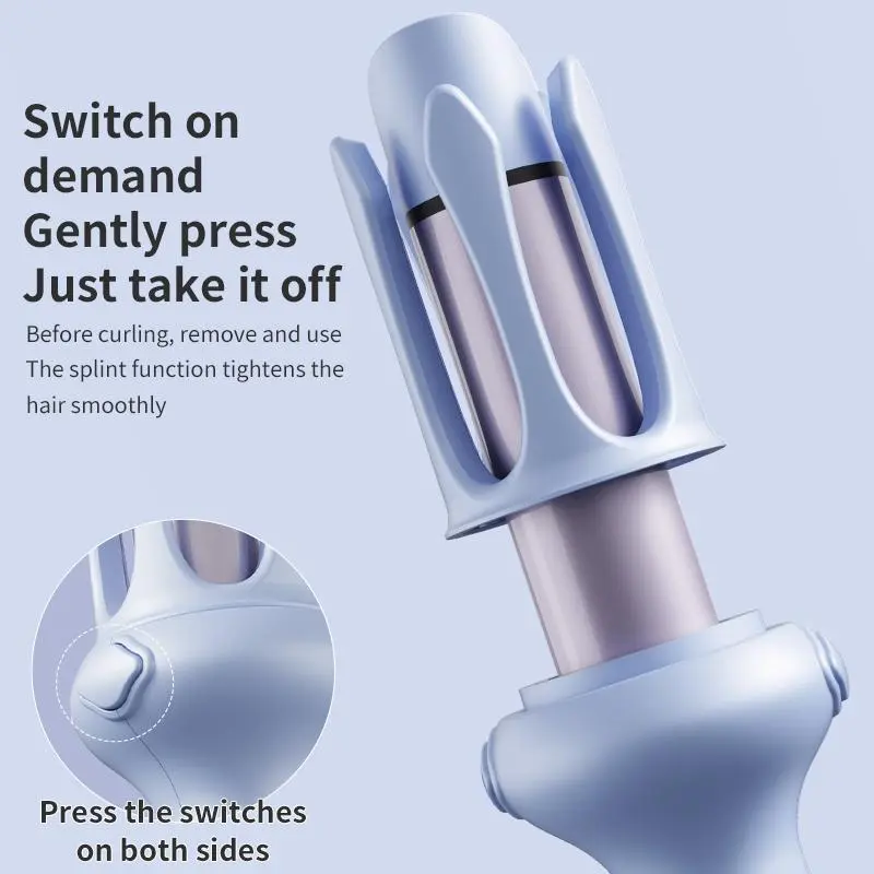 32mm Automatic Two-in-one Curling & Straightening Dual-purpose Curling Iron, Negative Ion Anti-scalding Long-lasting Styling Tool 5