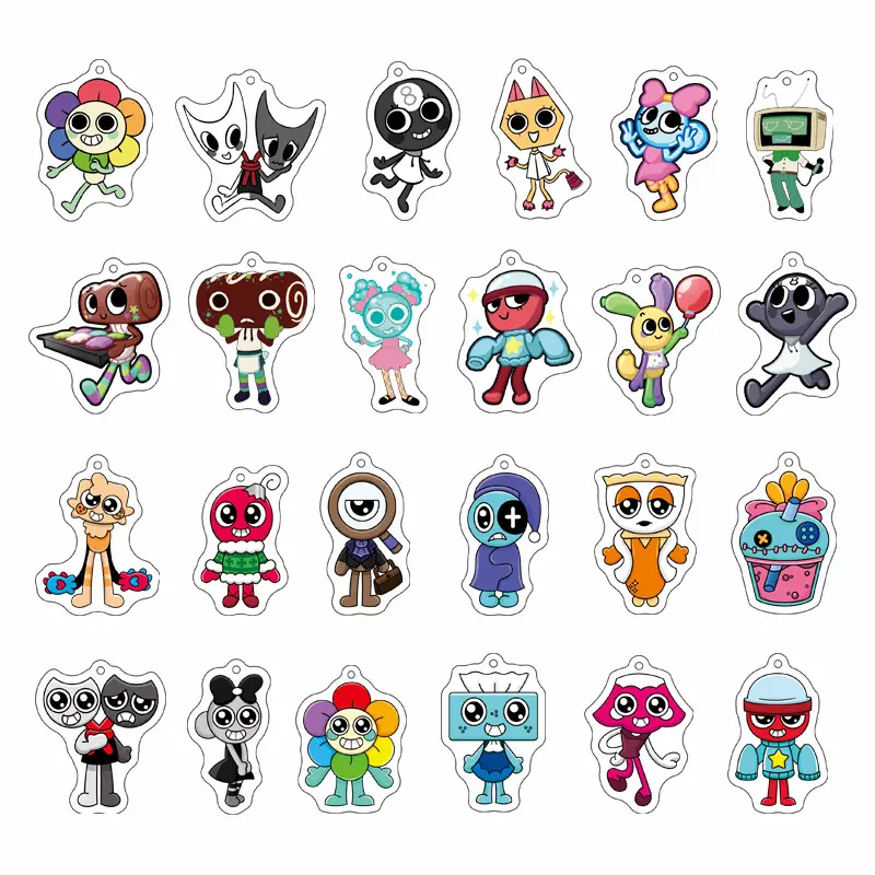 Scraps Plush Dandy's World Keychain Pendant Backpack Accessories Anime ...