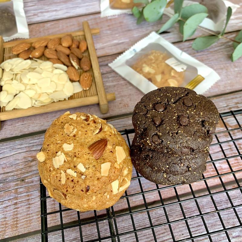 Bánh Quy Hạnh Nhân Chocolate- Ăn Vặt Eatclean- Không Đường, Mẹ Bầu, Gymer, dùng tốt cho sức khỏe 4
