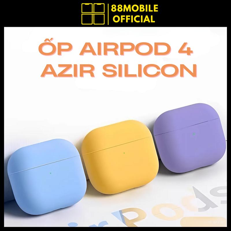 Vỏ bảo vệ ốp case Azir 4 silicon bao đựng dành cho tai nghe airpod 4 Phụ Kiện