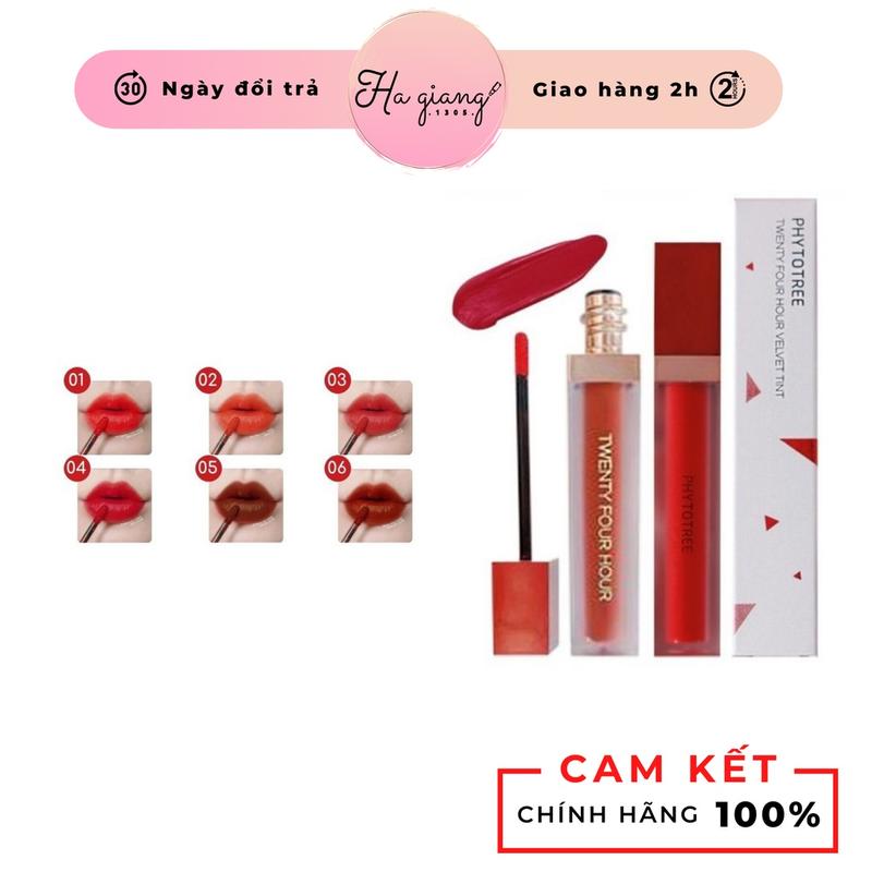 Son kem Phytotree Twenty Four Hour Velvet Tint 24h lâu trôi