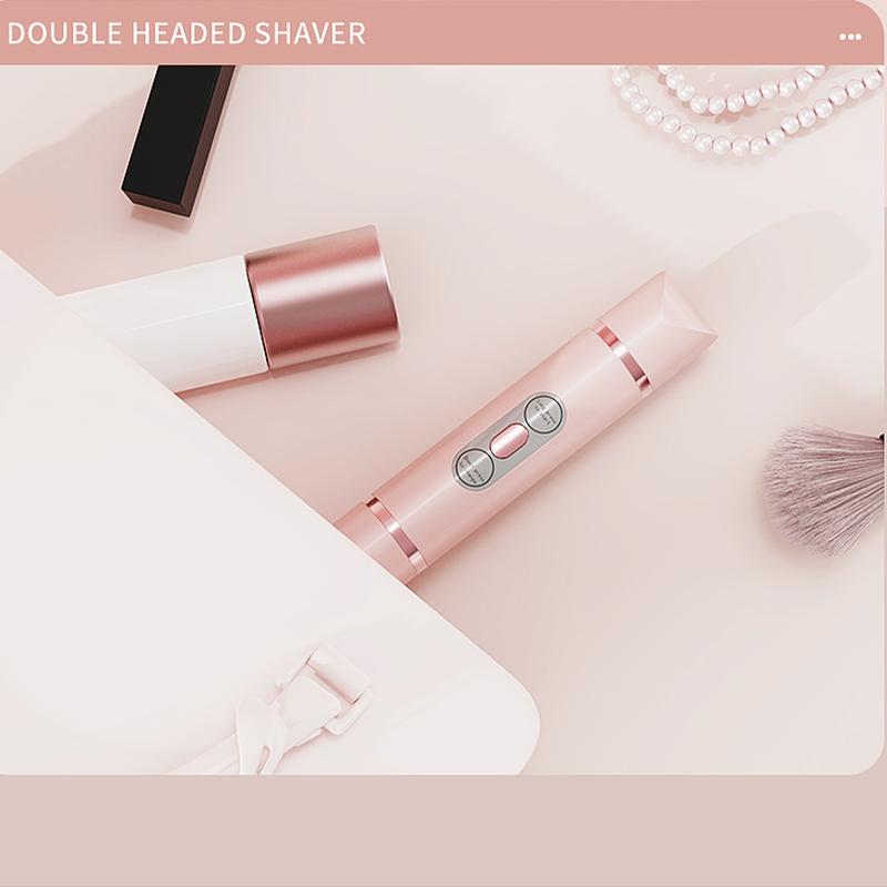 Women Shaver Efficient Hair Removal Tool Rechargeable Hair Trimmer Plastic Texture for Face Lip Chin Wet and Dry Use 3